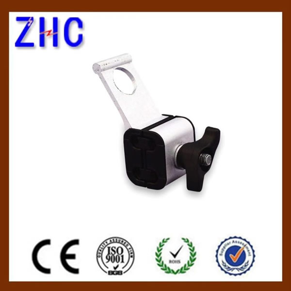 Aluminium Alloy Suspensioning of 2 or 4-core LV ABC cables (service lines) Suspension Clamp with hook