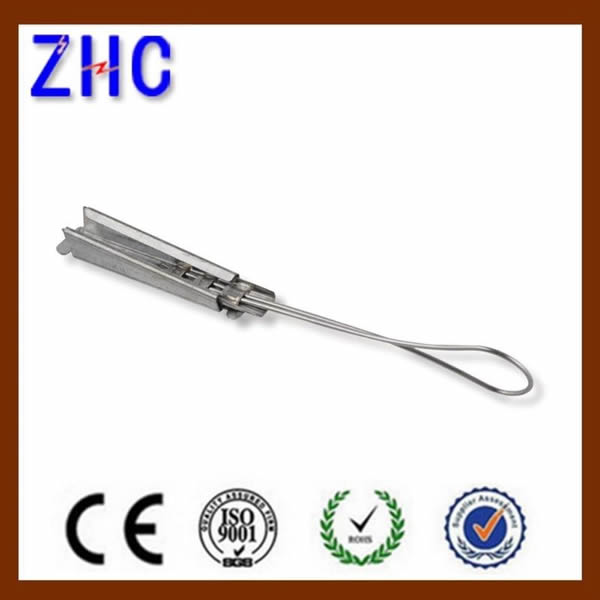 FTTH Fiber Optical Drop Cable Wire Cable Clamp Stainless Steel Wire Tension Clamp, China