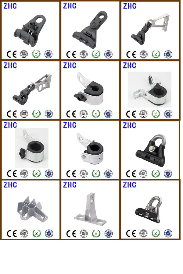 High strength aluminum alloy electrical insulated ABC cable Suspension