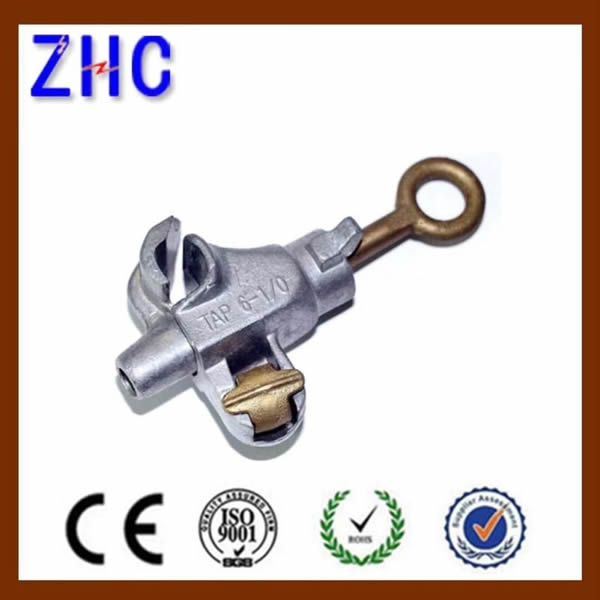 Hot-dip Galavanized Steel Pole Line Fittings Over Line Clamp Hot Line Clamp For ABC cable2