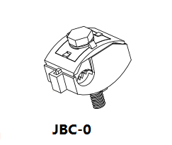 High insulation threading clamp for overhead ABC cable harness with 2 galvanized shear bolts (JBC-3) Other product pictures1
