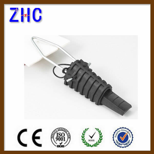 UV Black 16mm2 Overhead Line 2 Cores Anchoring Tension Clamp For ABC Cable