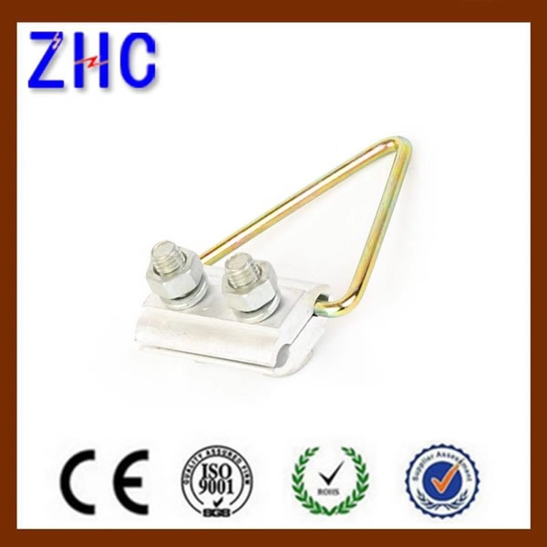 ZC26 Supporting Metal Suspension Clamp For NO 8 fiber optical cable