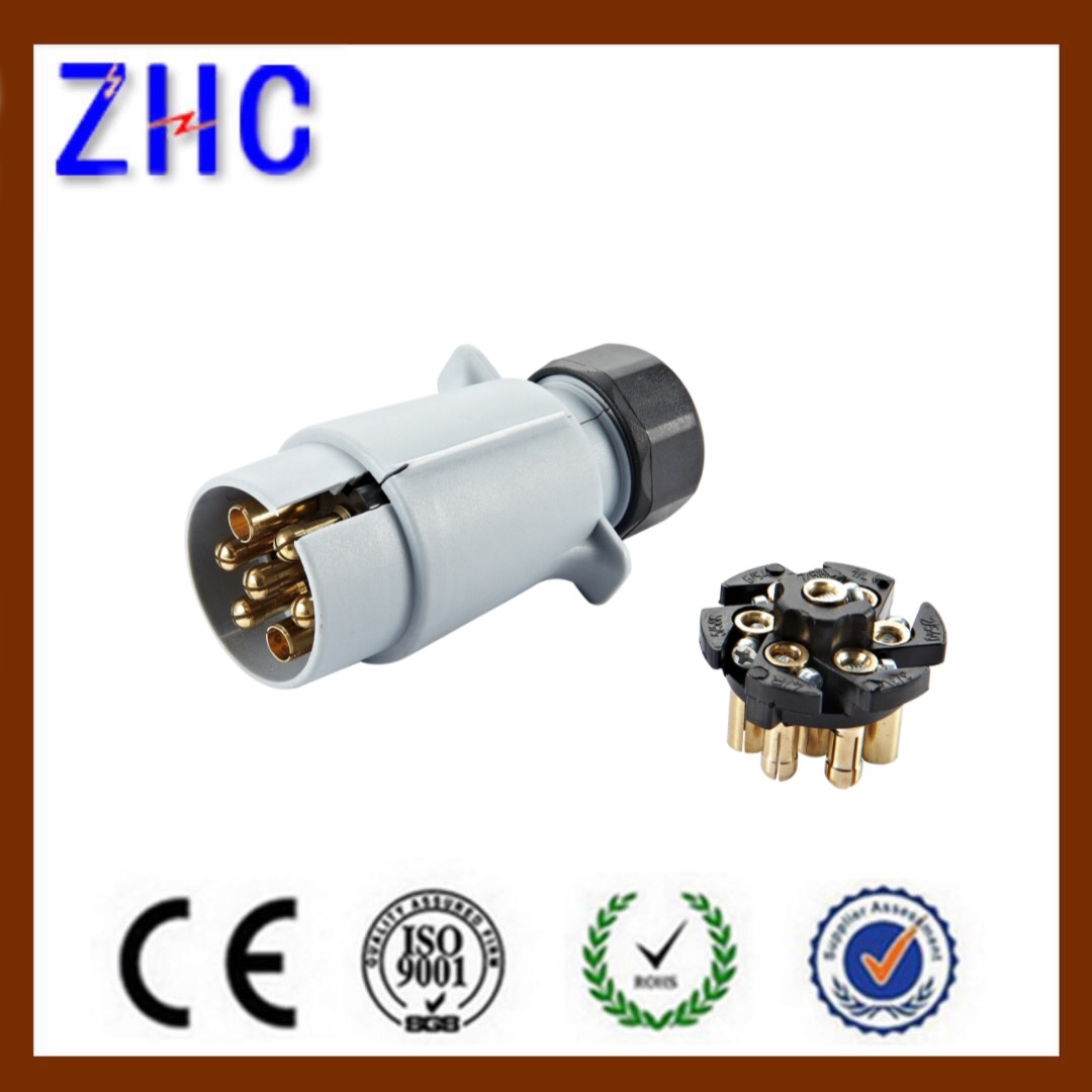 UK Model Foldable 7P 12V Trailer Connector Male For Vehicle Use, China