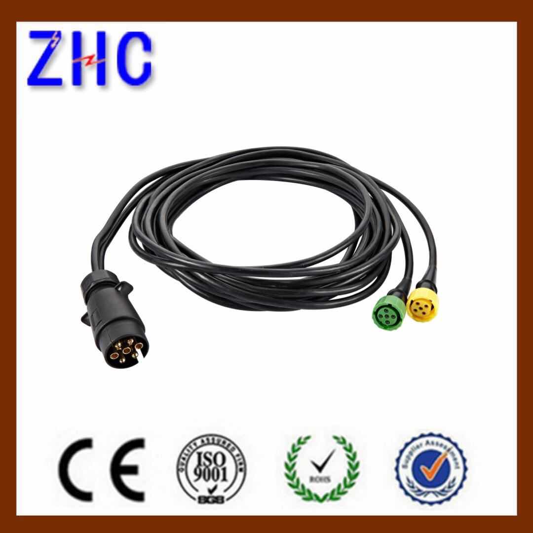 12V 7 Pin Trailer Extension Lead 3m Long with 7P male & 5 female socket