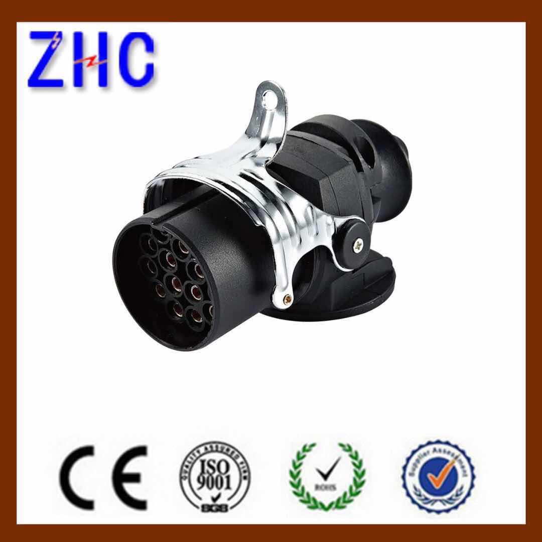 Euro 15P 24V ABS / EBS Trailer Plug Connector For Auto Trailer Car